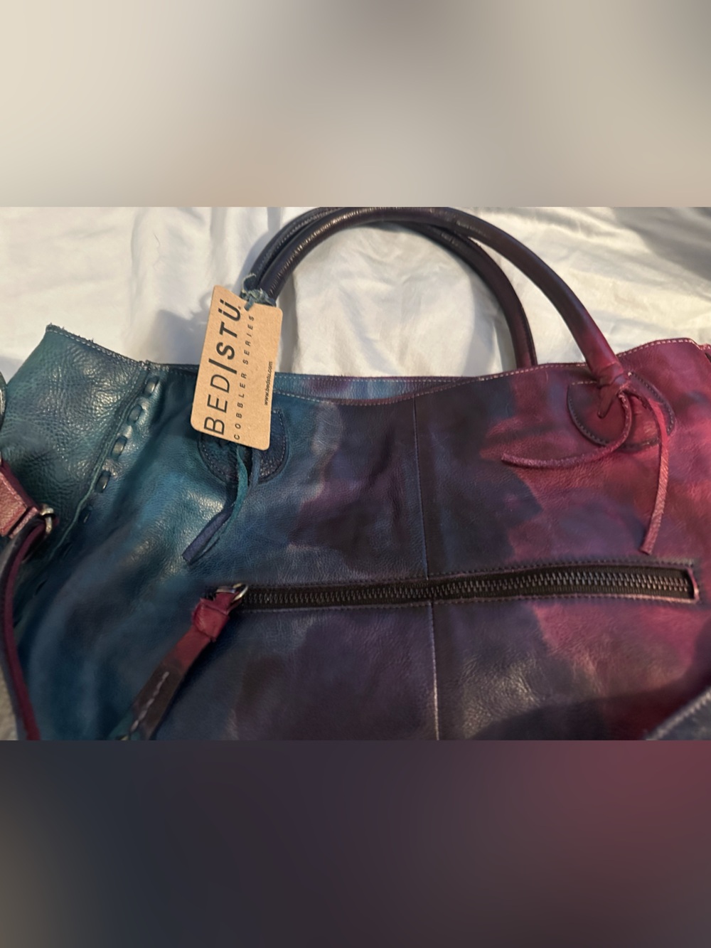Bed Stu Rockaway bag Multicolor Leather Detail